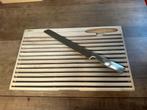Iittala Brood Snijplank met Mes, Huis en Inrichting, Keuken | Bestek, Ophalen of Verzenden, Gebruikt, Hout, Los bestek