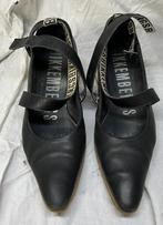 BIKKEMBERGS damesschoenen exclusief, zwart/wit, leder, 39, Kleding | Dames, Schoenen, Ophalen, Schoenen met lage hakken, Zwart