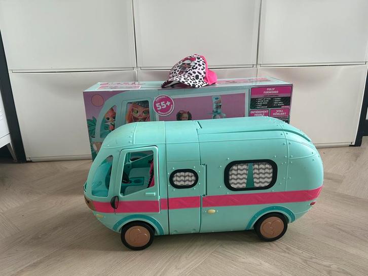 L.O.L camper , vliegtuig en huis, Kinderen en Baby's, Speelgoed | Poppenhuizen, Zo goed als nieuw, Poppenhuis, Ophalen of Verzenden