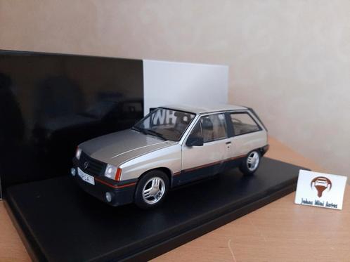 Opel Corsa A SR 1985 in zilver metallic van Whitebox 1:24, Hobby en Vrije tijd, Modelauto's | 1:24, Nieuw, Auto, Overige merken