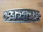armband Nepal Om mani padme hum mantra metaal 26 gr 6,5 cm, Sieraden, Tassen en Uiterlijk, Armbanden, Verzenden, Gebruikt, Zilver