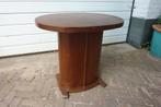 Ovale tafel met zuil kolom Retro Vintage., Ophalen