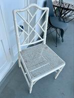 Vintage faux bamboo Chippendale stoel, Ophalen, Gebruikt