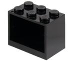 Lego Black Container, Cupboard 2 x 3 x 2 - Solid Studs 4532a, Gebruikt, Ophalen of Verzenden, Lego, Losse stenen