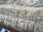 Grote Gravure Prent Panorama Amsterdam 1606 Stadsgezicht, Antiek en Kunst, Kunst | Etsen en Gravures, Ophalen of Verzenden
