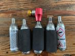 Vijf CO2 patronen + inflator, Ophalen of Verzenden, Nieuw
