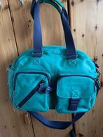 Kipling Basic Defea lederen tas(nr.6 D7), Verzenden, Gebruikt, Groen, Handtas