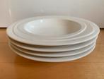 4 Diepe borden soepborden Jamie Oliver ‘Wave’ ~ 23 cm, Ophalen of Verzenden, Zo goed als nieuw, Bord(en), Effen