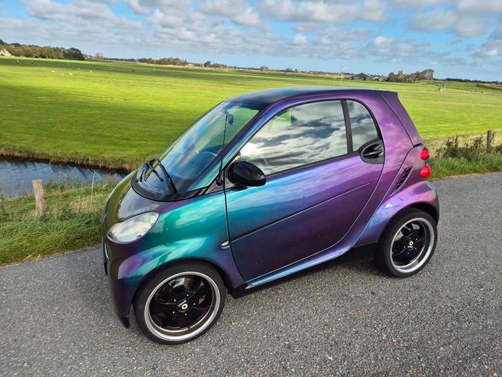 Smart ForTwo 1.0 52KW Coupe MHD AUT 2009 Grijs, Auto's, Smart, Particulier, ForTwo, Airconditioning, Android Auto, Apple Carplay