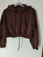 Zgan Hoodie, bruin, mt M, Kleding | Dames, Ophalen of Verzenden, Zo goed als nieuw, Maat 38/40 (M), Bruin