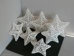 kerst # 7 sterren (gehaakt om junststof ster) div.afmetingen, Ophalen of Verzenden, Nieuw