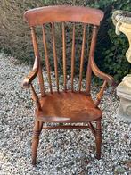 Antieke Engelse Windsor Stoel, Huis en Inrichting, Ophalen, Gebruikt, Bruin, Eén