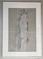 Henny Euverman (1918-1994) poserend naakt,, Ophalen