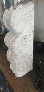 Aura peeperkorn, balusterlamp,  h 45 cm, houtsnijwerk, Huis en Inrichting, Lampen | Tafellampen, Ophalen of Verzenden, Zo goed als nieuw