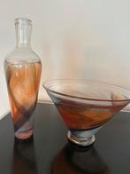 Vazenset Kosta boda Kjell Engman Sweden Twister, Huis en Inrichting, Woonaccessoires | Vazen, Ophalen, Overige kleuren, Glas, Minder dan 50 cm