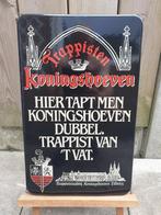 Prachtig emaille reclamebord Trappisten Koningshoeven, Ophalen of Verzenden