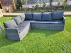 Loungebank wicker hoekbank 2.4x1.8m, Tuin en Terras, Tuinsets en Loungesets, Ophalen, 5 zitplaatsen, Gebruikt, Loungeset