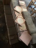 Portugese Castello vloertegels terra kleur - ca 300 stuks, Ophalen, Overige materialen, Gebruikt, Minder dan 20 cm