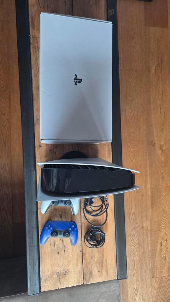 BUNDEL PS5 Disc edition + 2 controllers +  PSVR2!, Spelcomputers en Games, Spelcomputers | Sony PlayStation 5, Gebruikt, Playstation 5