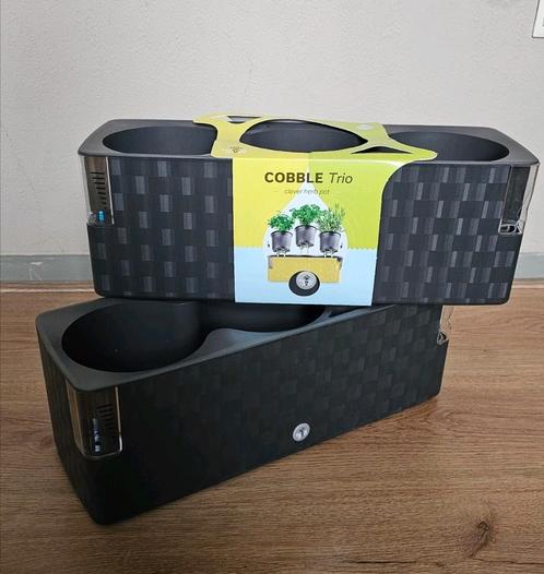 Slimme kruiden potten pot kruidenpot irrigatie antraciet, Tuin en Terras, Bloembakken en Plantenbakken, Zo goed als nieuw, Minder dan 60 cm