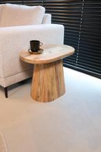 Bijzettafel Mangohout | 60 x 35 x 45cm, Ophalen