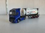 Wsi Volvo met containertrailer+ tank b.keuze, Ophalen of Verzenden, Zo goed als nieuw, Bus of Vrachtwagen, Wsi