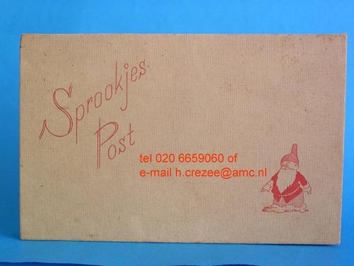 zoek oud sprookjespost kinderpost set notitieblok dwerg 1940, Diversen, Schrijfwaren, Gebruikt, Verzenden