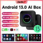 CarlinKit Smart Box Android 13 draadloos Carplay AndroidAuto, Auto diversen, Autoradio's, Nieuw, Ophalen of Verzenden