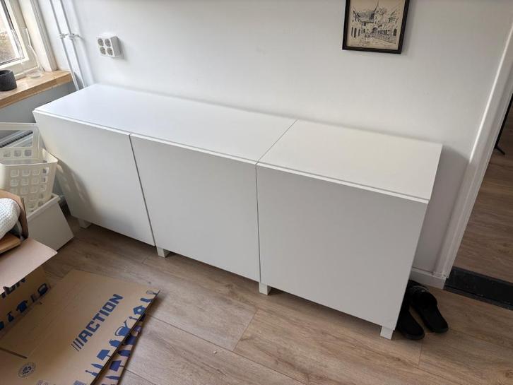 IKEA Besta kast 180cm lang x 40cm diep, Huis en Inrichting, Kasten | Dressoirs, Zo goed als nieuw, 150 tot 200 cm, 25 tot 50 cm