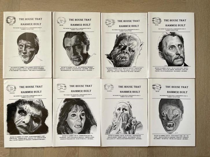 Hammer films: The House That Hammer Built 1-8 (15) Chris Lee, Boeken, Film, Tv en Media, Zo goed als nieuw, Filmspecifiek, Ophalen of Verzenden