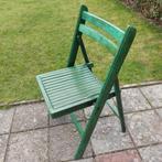 Gratis vintage klapstoel, Ophalen, Zo goed als nieuw, Hout