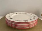 AH kerst servies dinerborden Wedgwood Windsor Christmas, Ophalen of Verzenden, Zo goed als nieuw, Bord(en), Wedgwood
