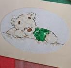 Lickle Teddy beer met mok borduurpatroon, Hobby en Vrije tijd, Borduren en Borduurmachines, Ophalen, Nieuw, Handborduren, Patroon