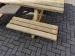 Talen rechte picknicktafel open instap 8 persoons!!, Ophalen of Verzenden, Nieuw, Rechthoekig, Hout