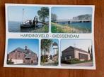 Hardinxveld - Giessendam. Met Voetveer Werkendam., Verzamelen, Ansichtkaarten | Nederland, Ophalen of Verzenden, Ongelopen, Zuid-Holland