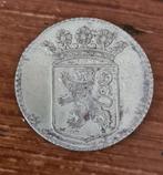 VOC Duit afslag in zilver Holland 1758, Postzegels en Munten, Munten | Nederland, Zilver, Overige waardes, Ophalen of Verzenden