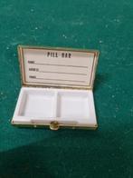 -	Pillendoosje vintage met roos, Verzamelen, Ophalen of Verzenden