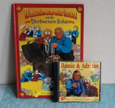 Bassie & Adriaan en de verdwenen schat + cd hoorspel, Boeken, Kinderboeken | Jeugd | onder 10 jaar, Gelezen, Fictie algemeen, Ophalen of Verzenden