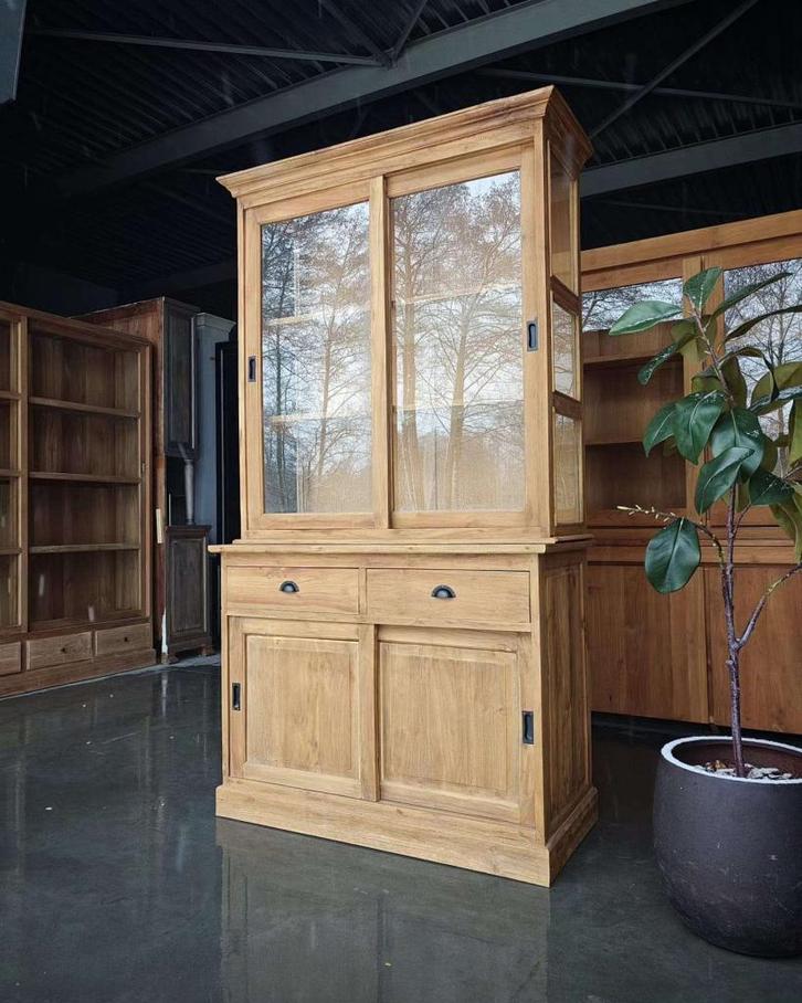 Kleine Buffetkast | Servieskast | Vitrinekast #2096, Huis en Inrichting, Kasten | Vitrinekasten, Gebruikt, 200 cm of meer, 100 tot 150 cm