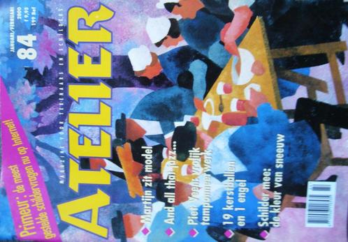 atelier 84 tijdschrift magazine schilders tekenaars tips, Boeken, Hobby en Vrije tijd, Tekenen en Schilderen, Ophalen of Verzenden