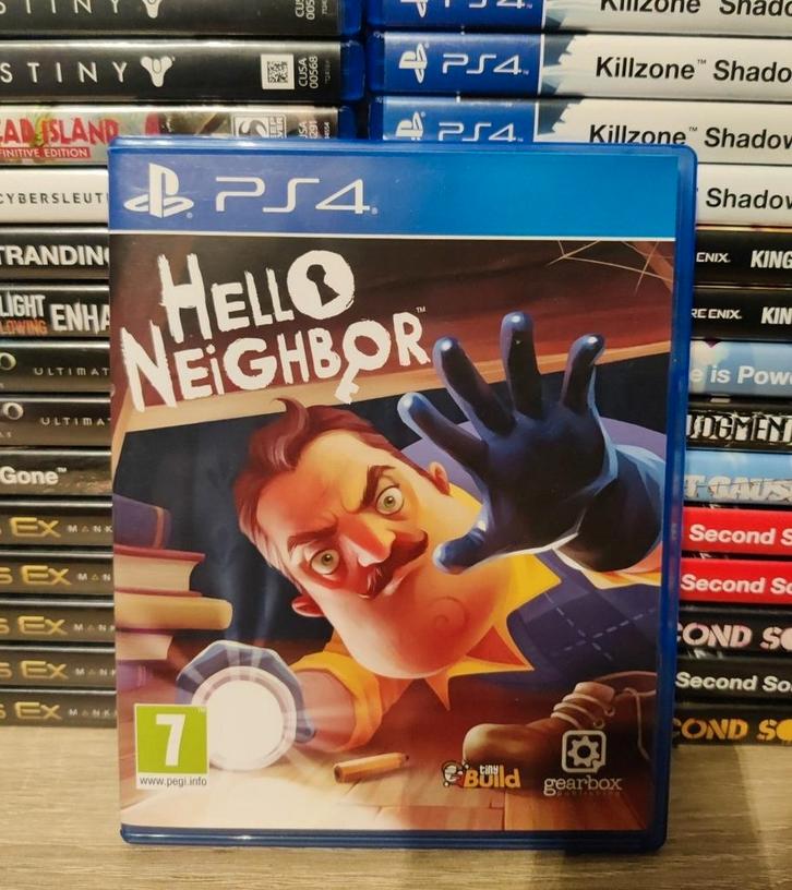 Hello neighbor playstation 4, Spelcomputers en Games, Games | Sony PlayStation 4, Zo goed als nieuw, Avontuur en Actie, 1 speler