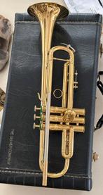 Selmer USA (Bach fabriek) bes trompet met originele koffer, Gebruikt, Bes-trompet, Met koffer, Ophalen