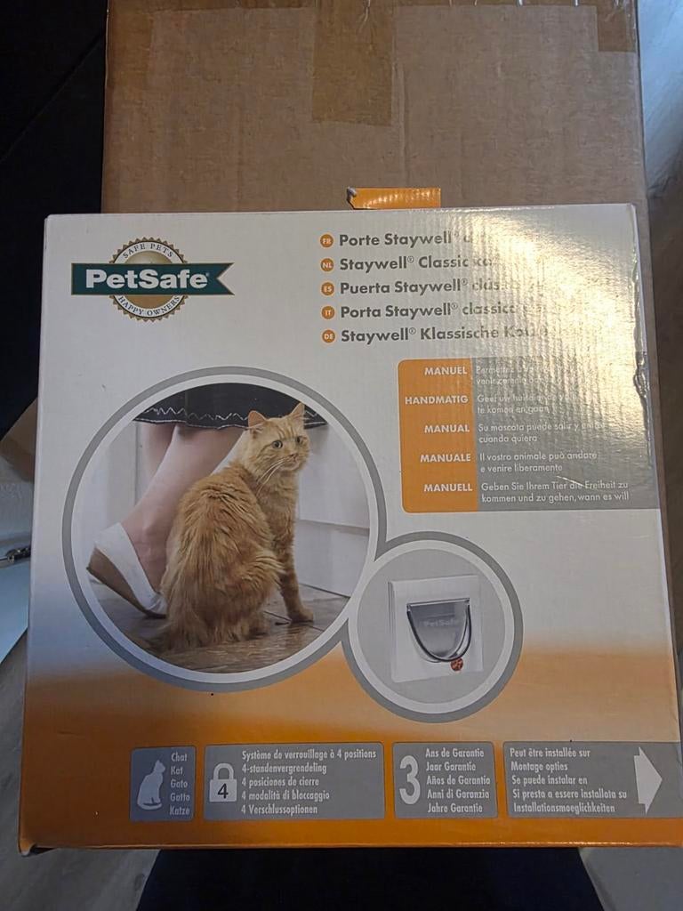 Petsafe kattenluik, Dieren en Toebehoren, Ophalen of Verzenden, Nieuw