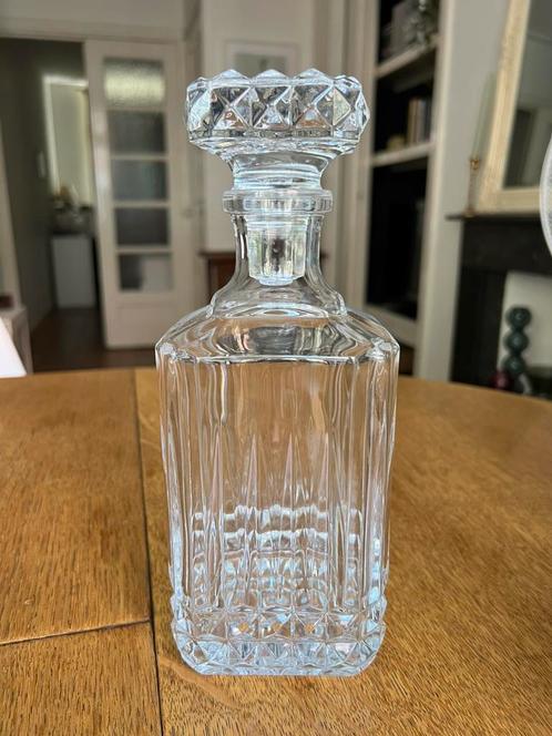 Vintage kristallen whiskey karaf van Cristal d’arques, Antiek en Kunst, Antiek | Glas en Kristal, Ophalen of Verzenden