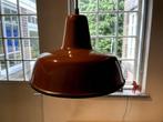 MOOIE Industriële Lamp 1960,  Bruin/wit  Ophalen EIND JUNI !, Ophalen, Zo goed als nieuw, Metaal, Industrieel hanglamp
