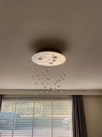 Plafondlamp met kristallen, Huis en Inrichting, Lampen | Plafondlampen, Ophalen, Zo goed als nieuw