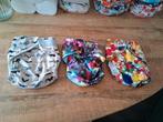 3 wasbare luiers zonder vaste boosters, Kinderen en Baby's, Babykleding | Overige, Ophalen of Verzenden, Jongetje of Meisje