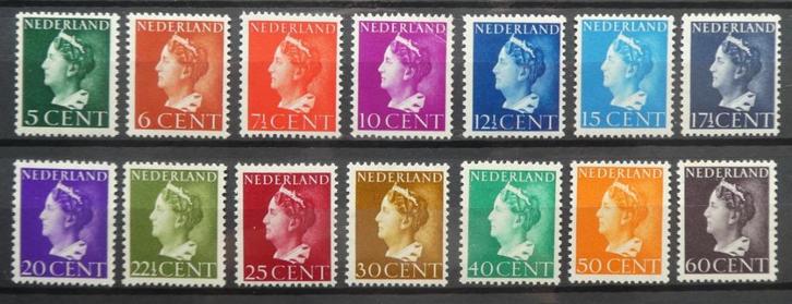 1940 Wilhelmina 332-345 ongebruikt (B43-13), Postzegels en Munten, Postzegels | Nederland, T/m 1940, Verzenden