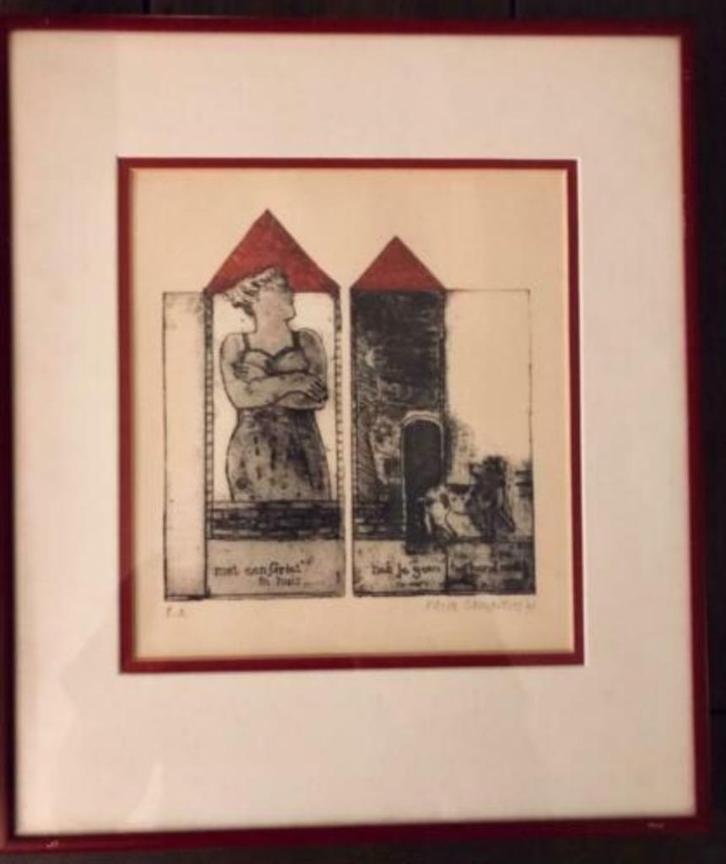 Karin Dagmar Campfens: Met een griet in huis, Huis en Inrichting, Woonaccessoires | Wanddecoraties, Gebruikt, Ophalen of Verzenden