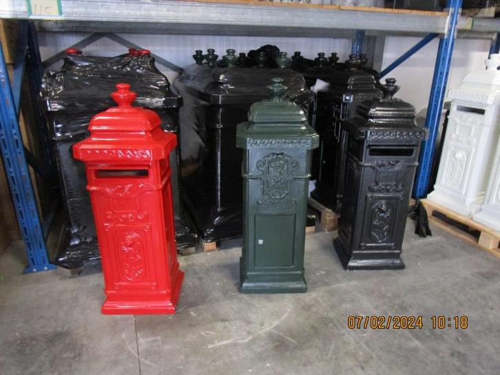 brievenbus,engelse postbus,pakketbrievenbus,postbus,tuinlamp, Tuin en Terras, Brievenbussen, Nieuw, Staande brievenbus, Aluminium